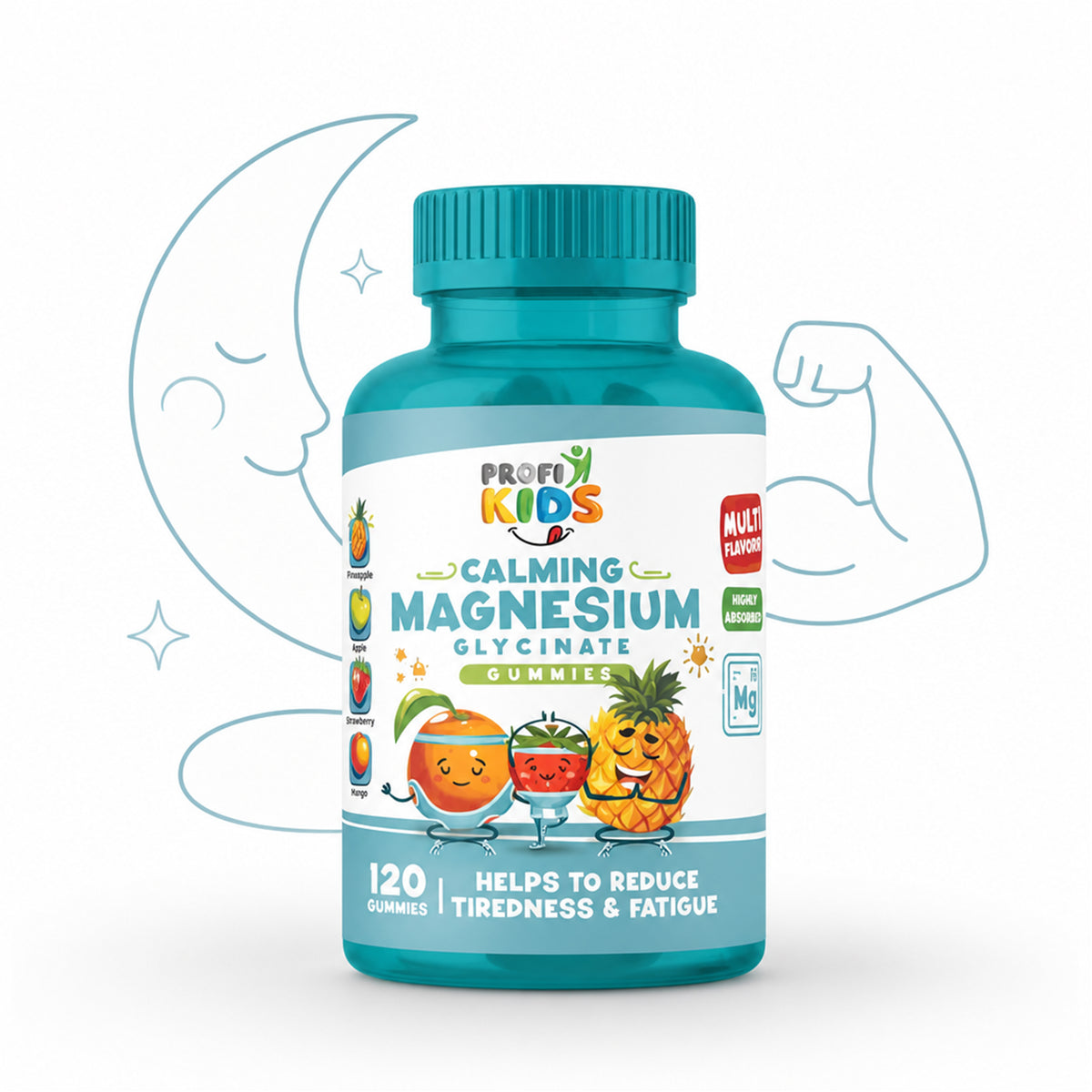 Profikids Magnesium Glycinate 120 Gummies